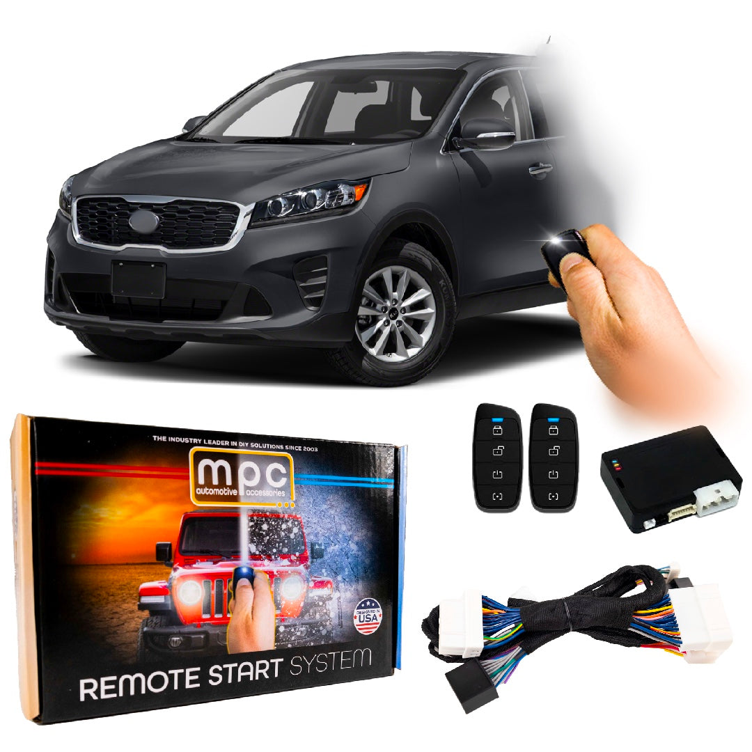 Remote Start Kit For Kia Sorento 2016-2020 | w/ 2-Way Remotes | Plug and Play