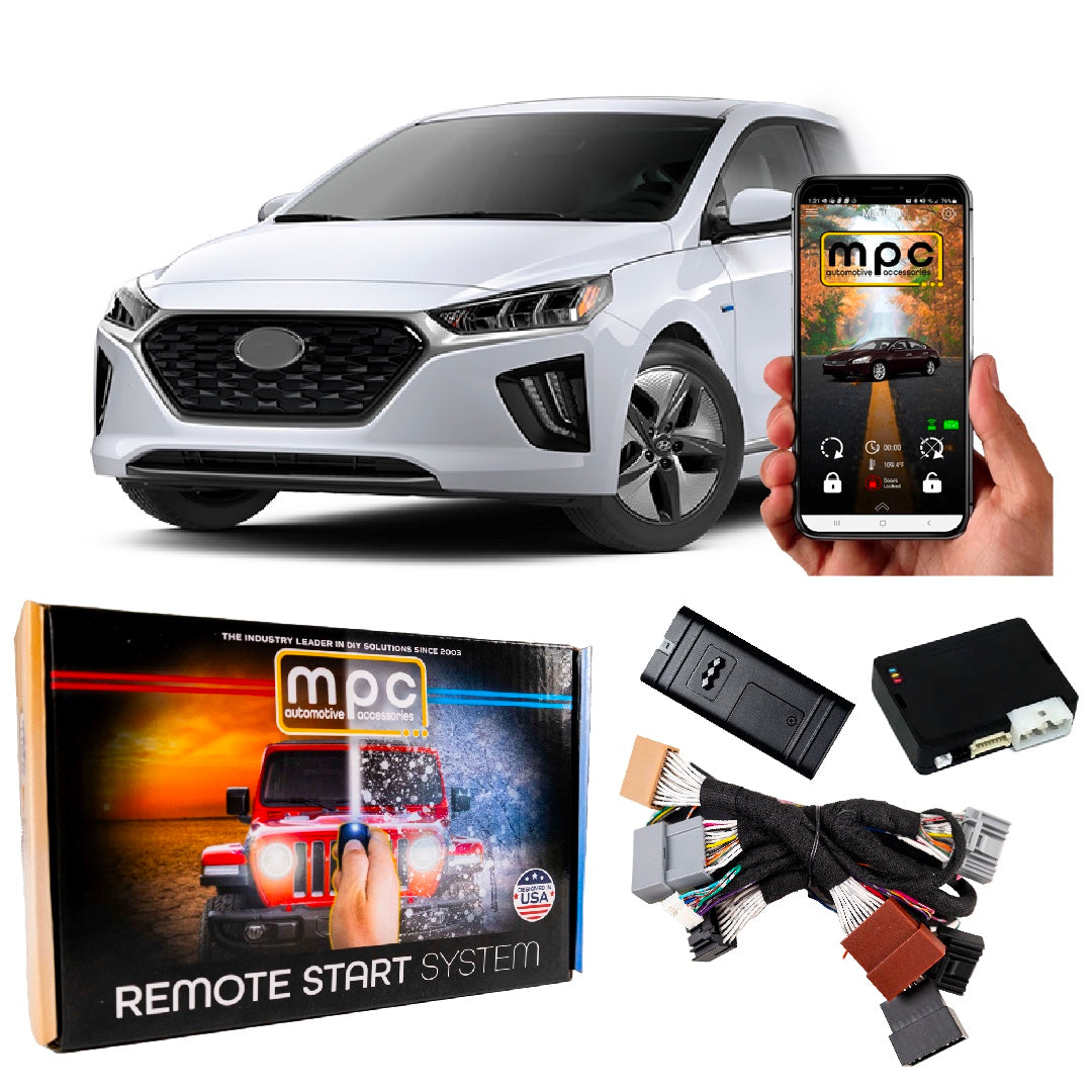 Remote Start Kit For Hyundai Ioniq 2017-2022 | Phone App Control | Plug and Play