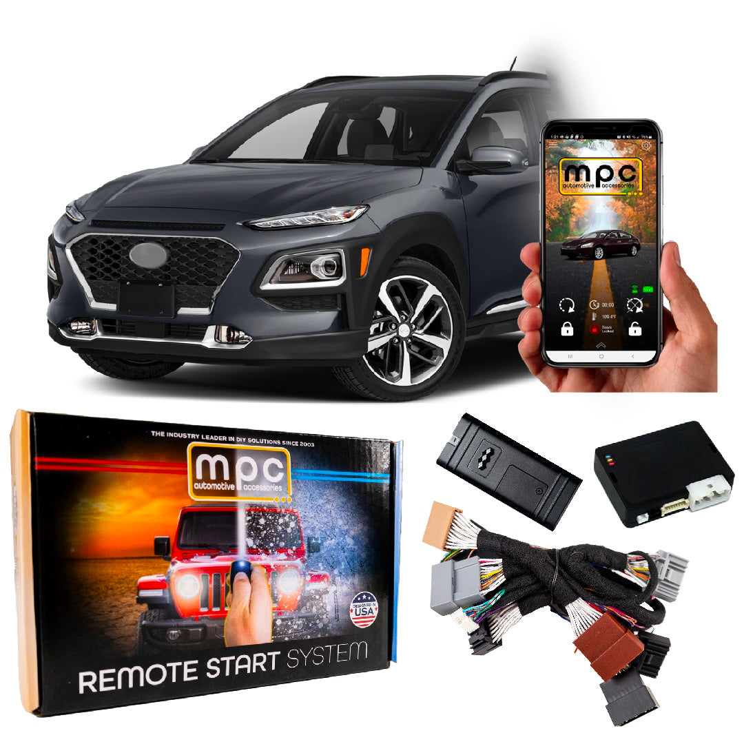 Remote Start Kit For Hyundai Kona 2018-2021 | Phone App Control | Plug and Play