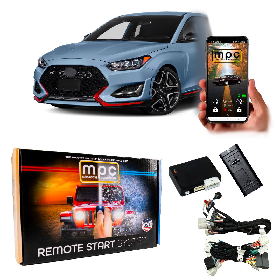 Remote Starter For Hyundai Veloster 2019-2022 | Plug & Play | Phone App Control - MyPushcart