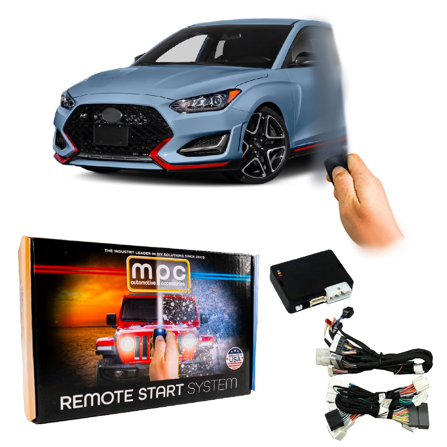 Remote Start Kit For Hyundai Veloster 2019-2022 | Plug & Play | 3X Lock to Start - MyPushcart