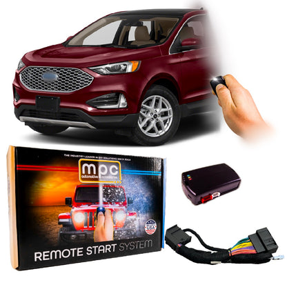 Remote Start Kit For Ford Edge 2021-2024 | Plug and Play | Lock-Unlock-Lock to Start | No Honk