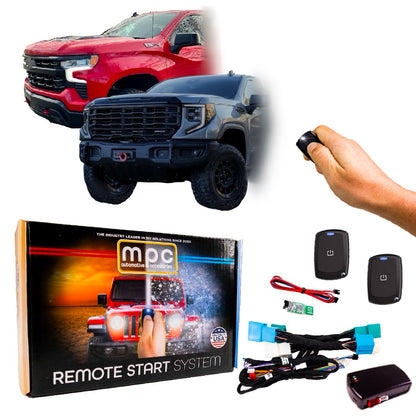Remote Starter For Silverado/Sierra 1500/2500/3500 2015-2023 | w/Long Range Fobs