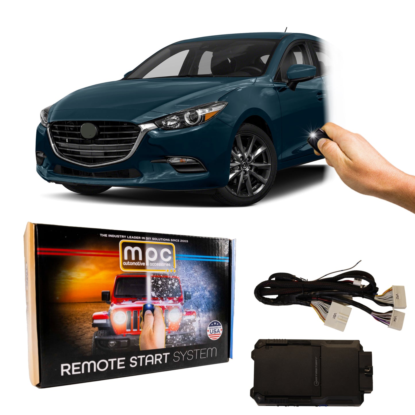 Remote Start Kits For 2014-2018 Mazda 3 - Push-to-Start - Gas
