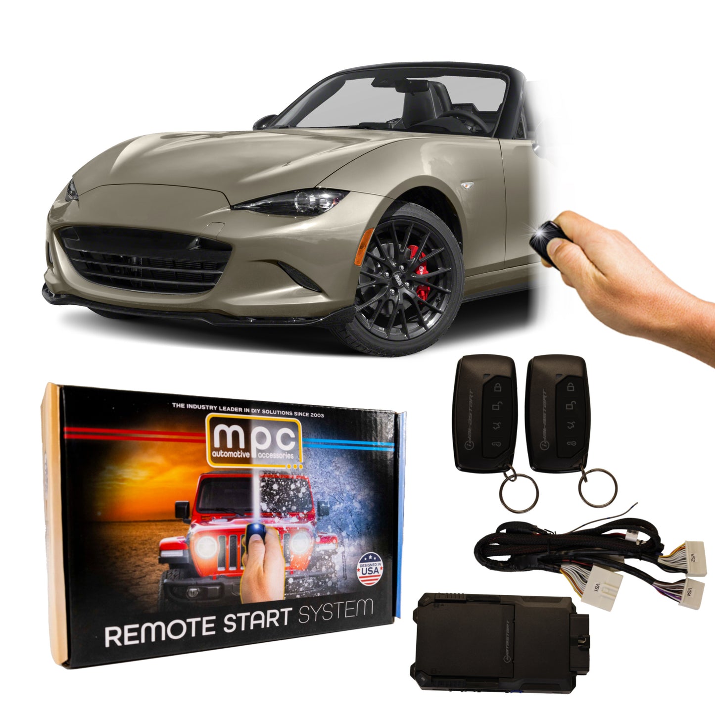 Remote Start Kits For 2016-2023 Mazda MX-5 - Push-to-Start - Gas