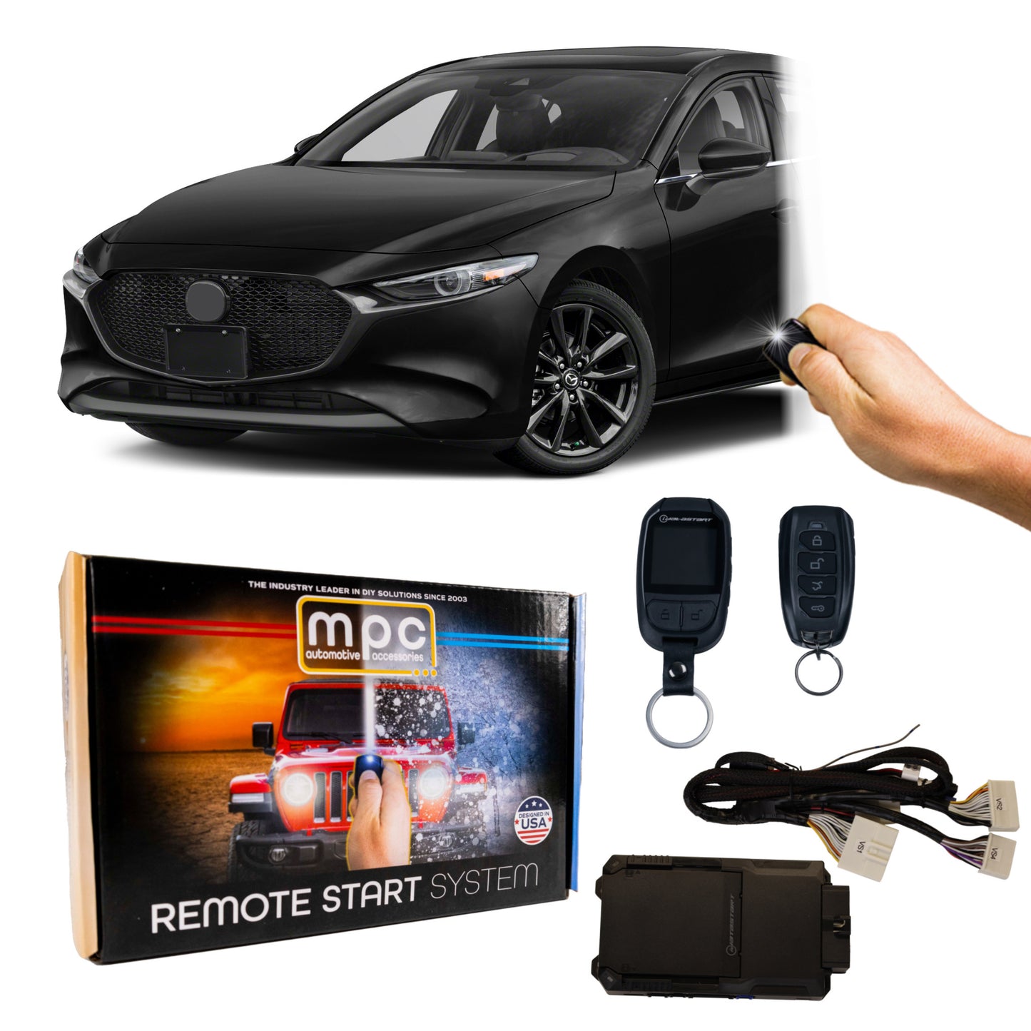 Remote Start Kits For 2014-2018 Mazda 3 - Push-to-Start - Gas
