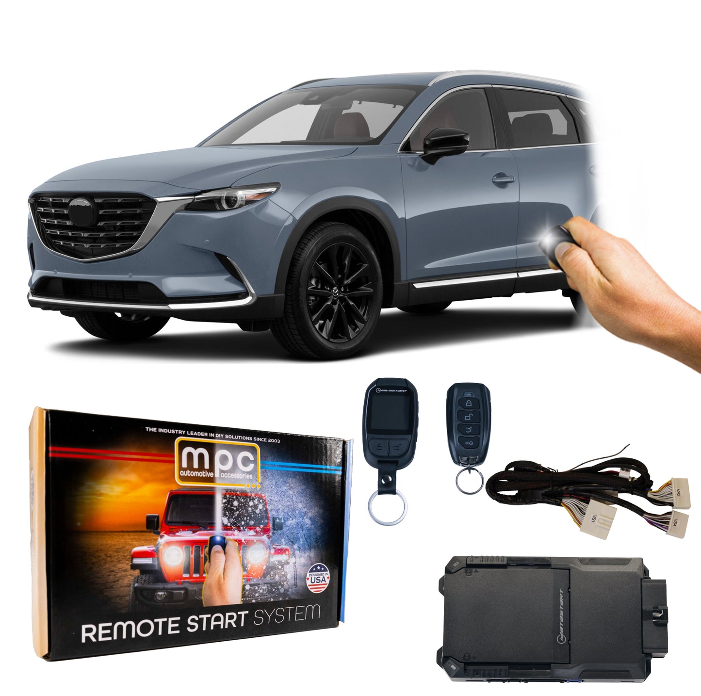 Remote Start Kits For 2016-2023 Mazda CX-9 - Push-to-Start - Gas