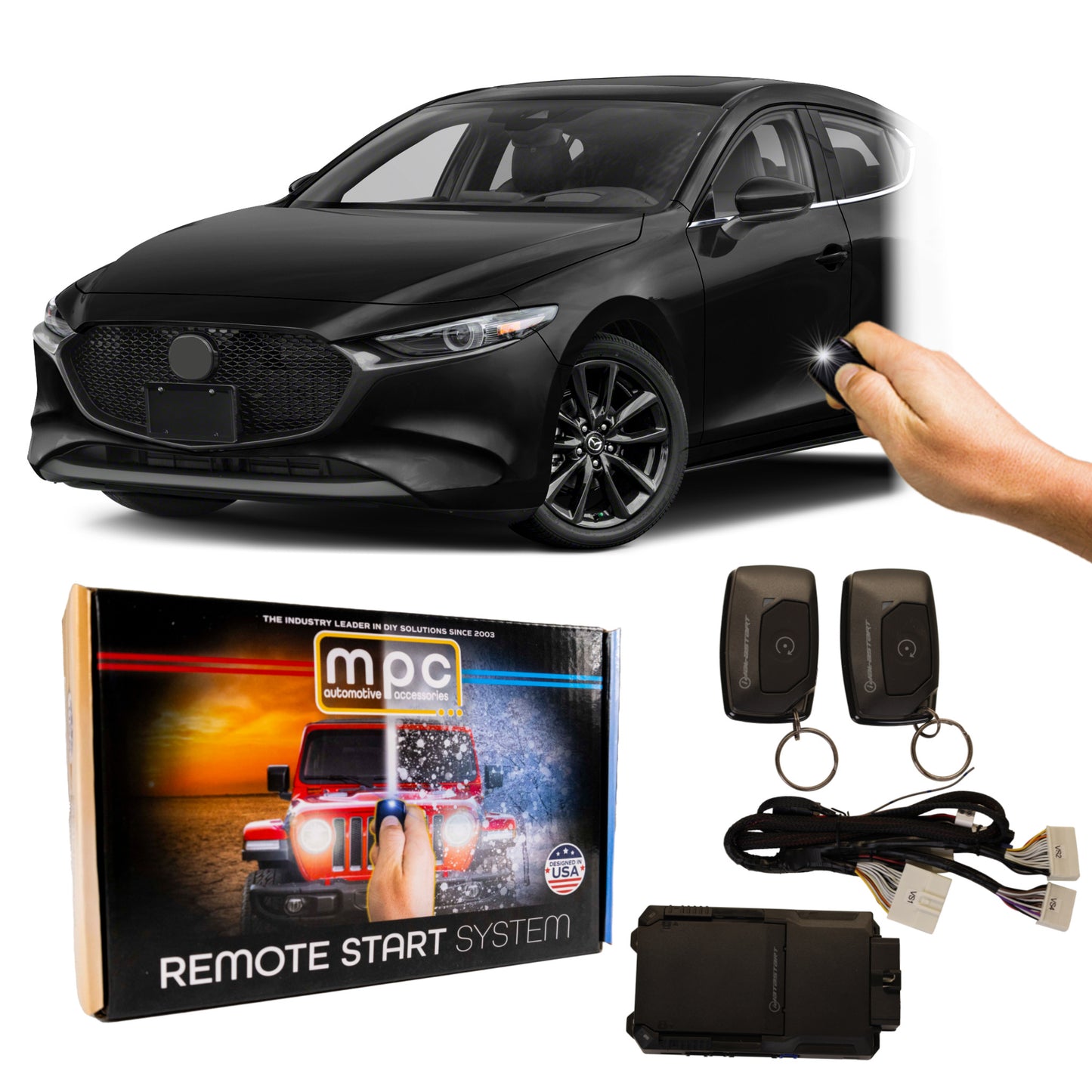Remote Start Kits For 2014-2018 Mazda 3 - Push-to-Start - Gas