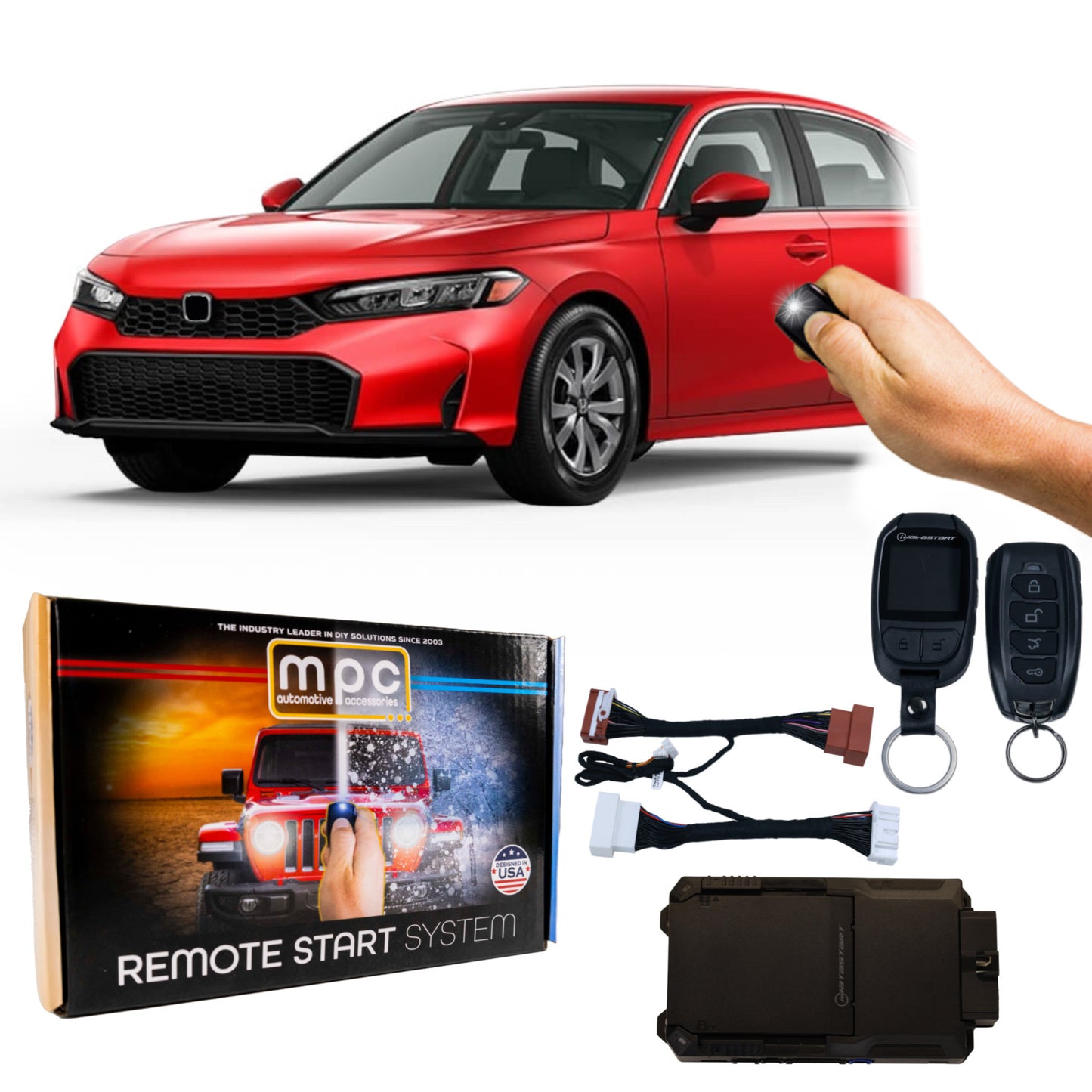 Remote Start Kits For 2022-2026 Honda Civic - Push-to-Start - Gas