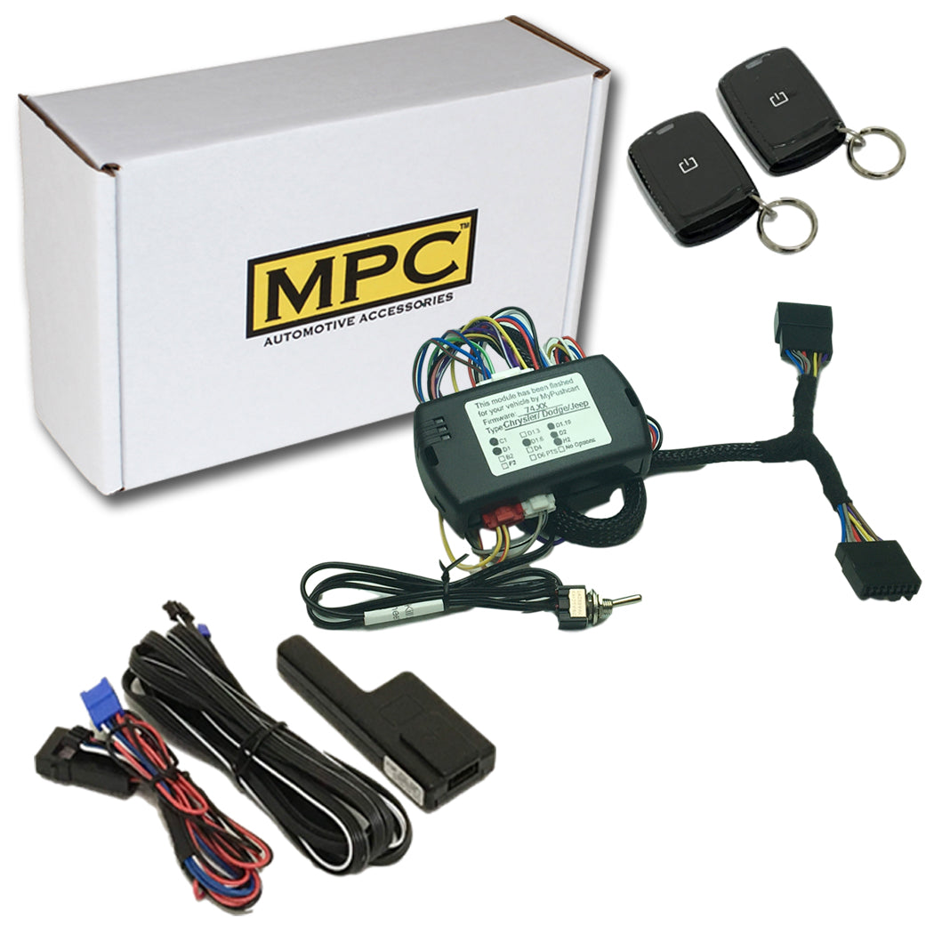 MyPushcart-Online Shop for Dodge Dakota (2007-2010) 1-Button Remote Start Kit-T-Harness-Key-to-Start