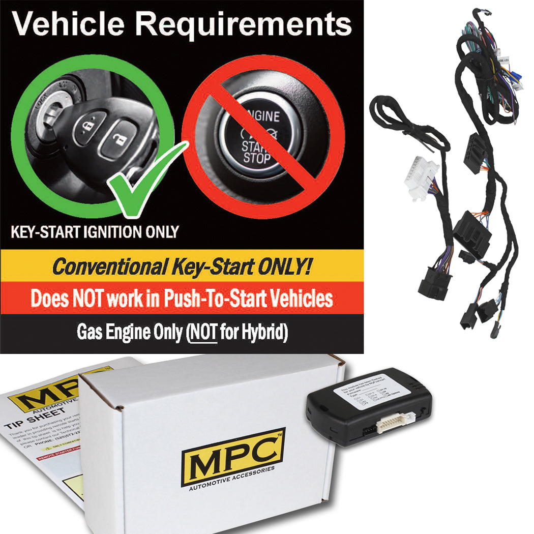 2011-2014 Ford Edge Remote Start Kit | Plug & Play | Key-to-Start | Factory Fob Activated | Firmware Preloaded