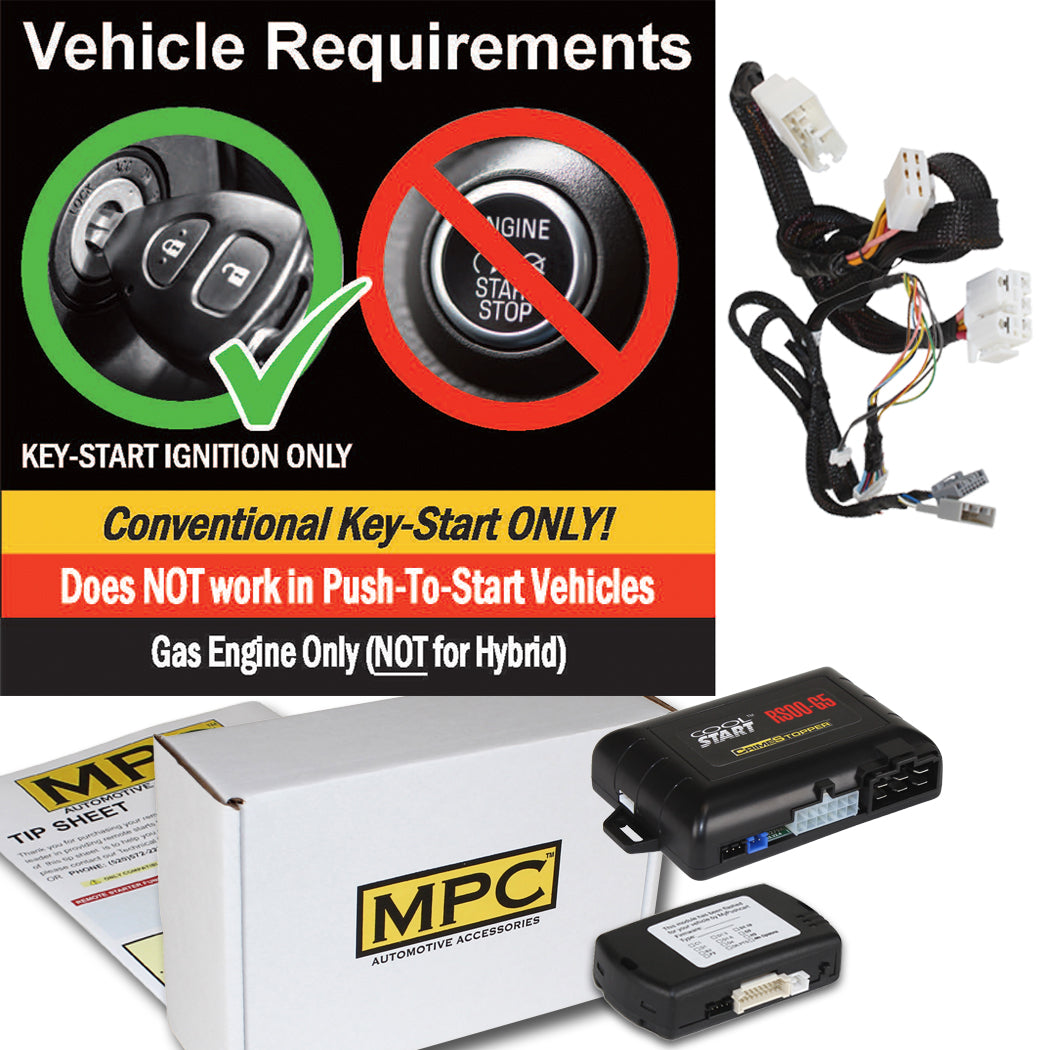 OEM Remote Activated Remote Start Kit For 2012-2015 Honda Civic - T-Harness