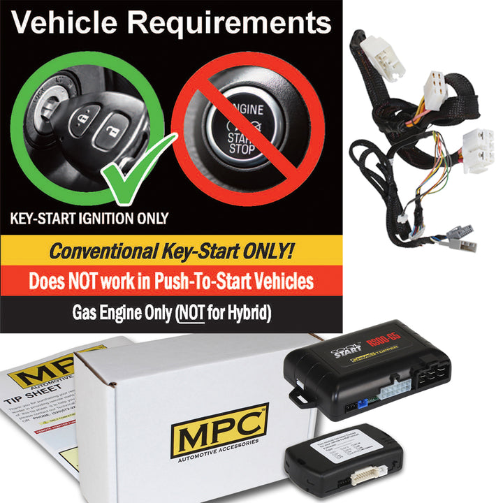 OEM Remote Activated Remote Start Kit For 2012-2015 Honda Civic - T-Harness