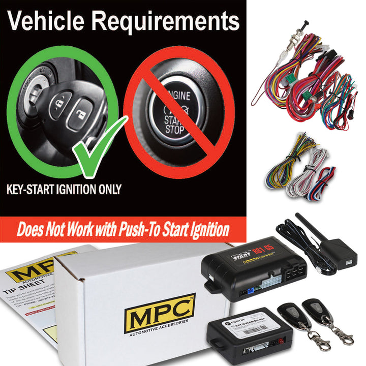 Complete 1-Button Remote Start Kit For 2009-2010 Ford E-350