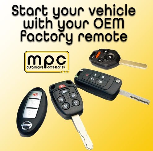 Add - On Remote Start For Push - To - Start Nissan Infiniti vehicles W/NO Keyport - MyPushcart