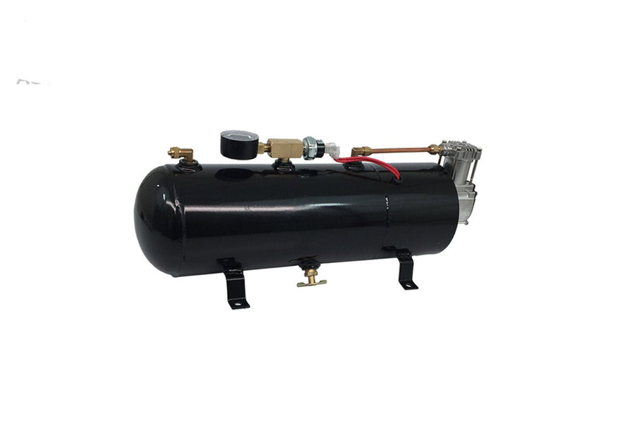 Air Compressor for Train Horn 12 Volt 110 PSI w/ Pressure Switch - MyPushcart