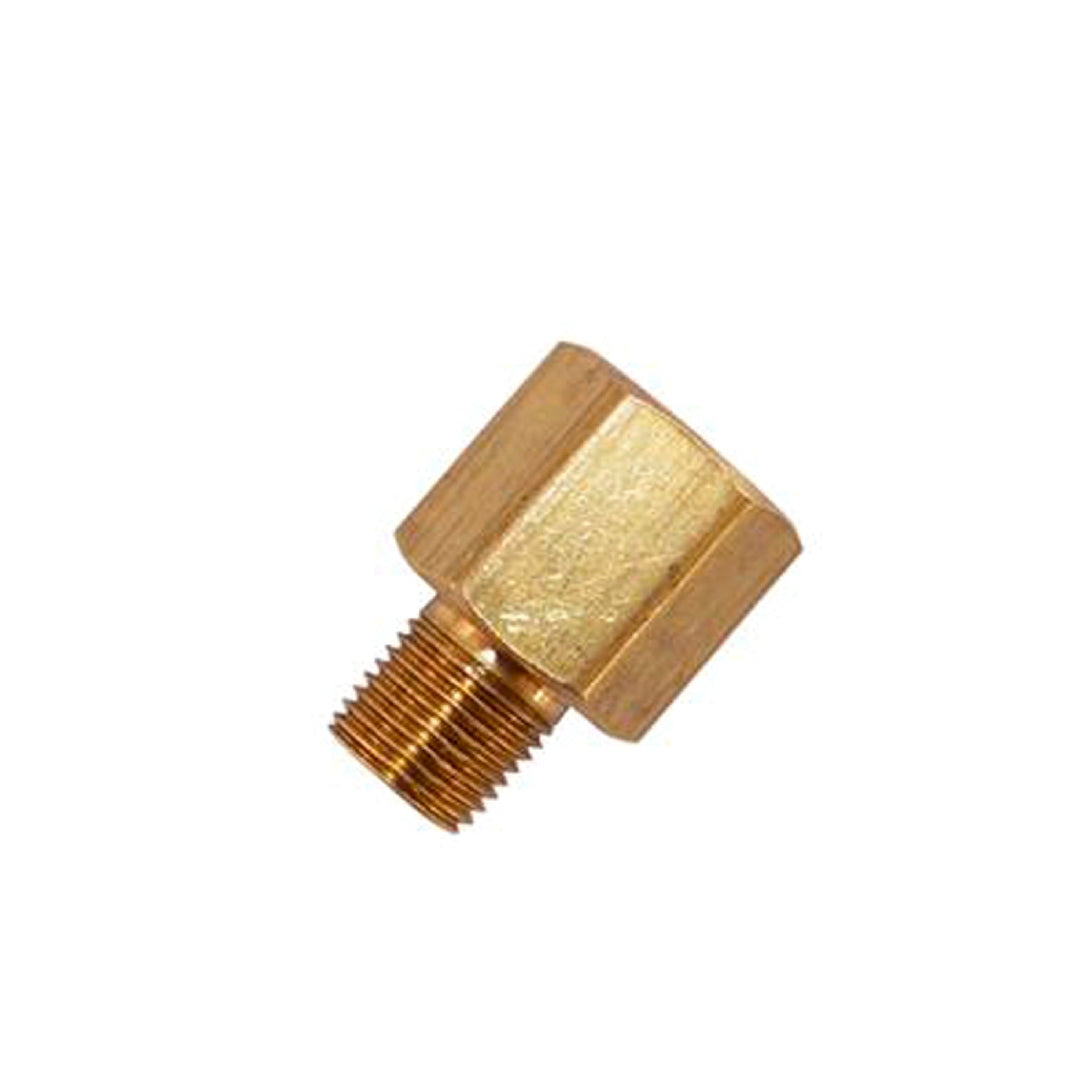 Brass Hex Adapter 1/4" NPT F to 1/8" NPT M - MyPushcart