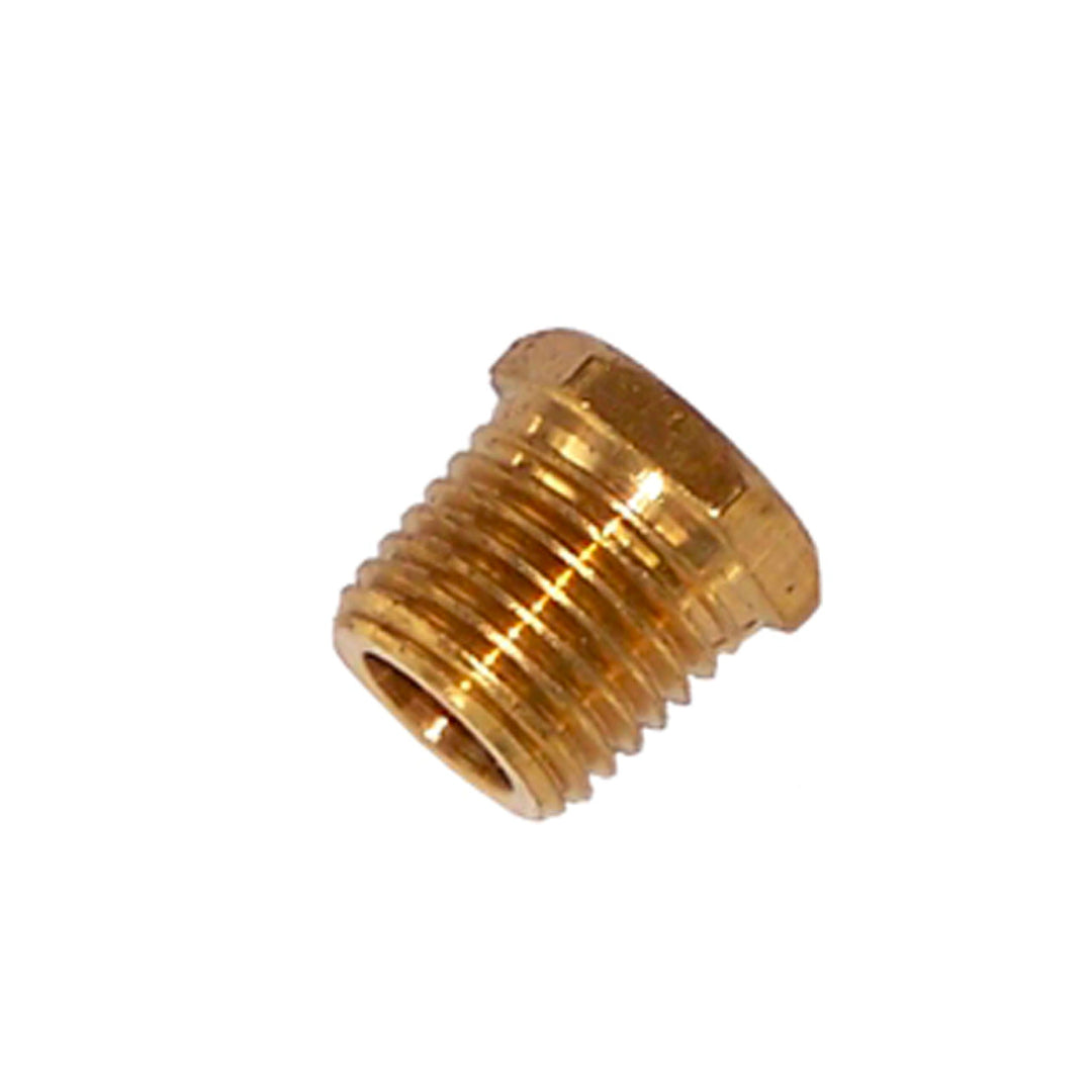 Brass Hex Plug - 1/2" Male NPT Thread - MyPushcart