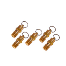 Brass Spring Loaded Safety Valve 145 PSI Pop - Off - 1/4" Male NPT (5 - Pack) - MyPushcart
