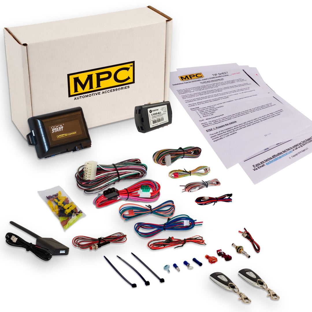 Complete 1 - Button Remote Start Kit For 2005 - 2007 Honda Accord Hybrid - MyPushcart