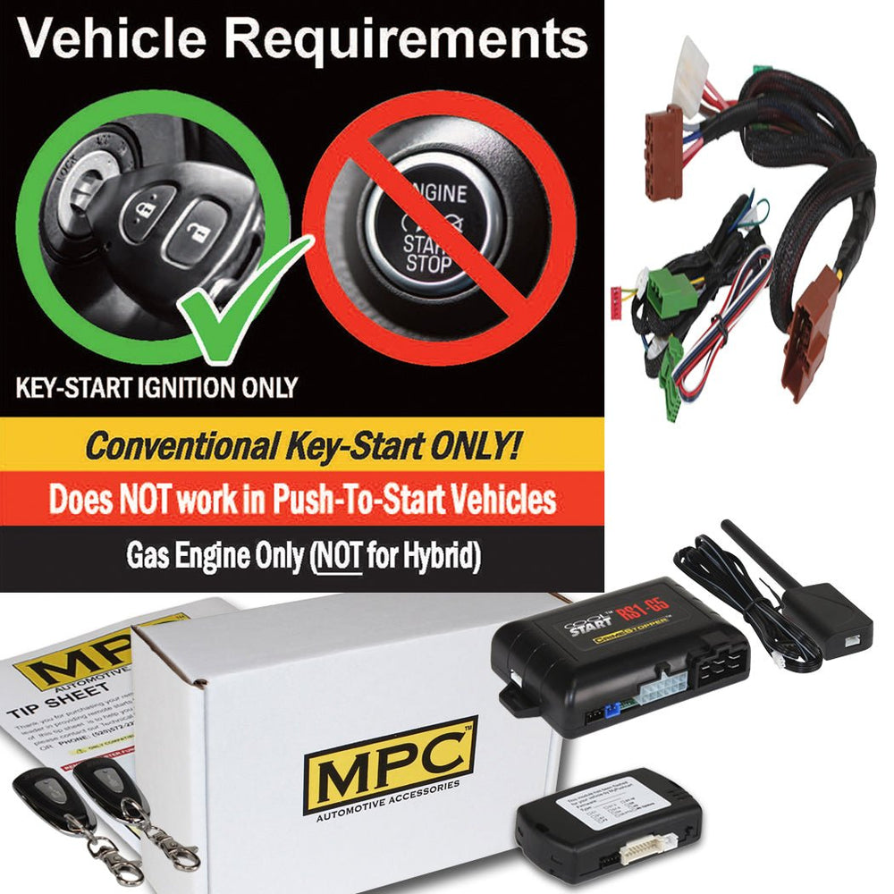 Complete 1 - Button Remote Start Kit For 2007 - 2010 Acura RDX - MyPushcart