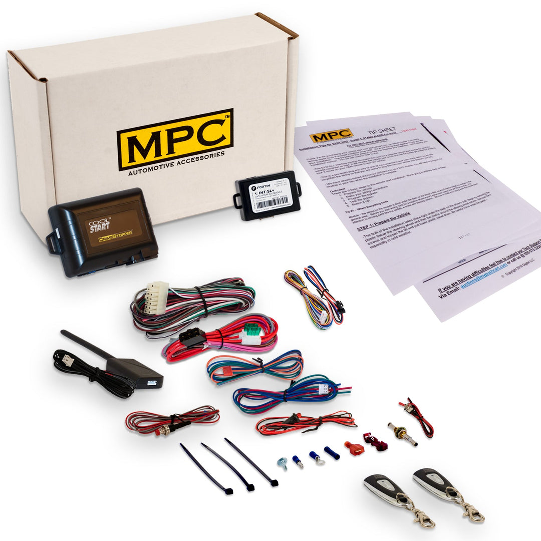 Complete 1 - Button Remote Start Kit For 2008 Ford E - 450 Super Duty - MyPushcart