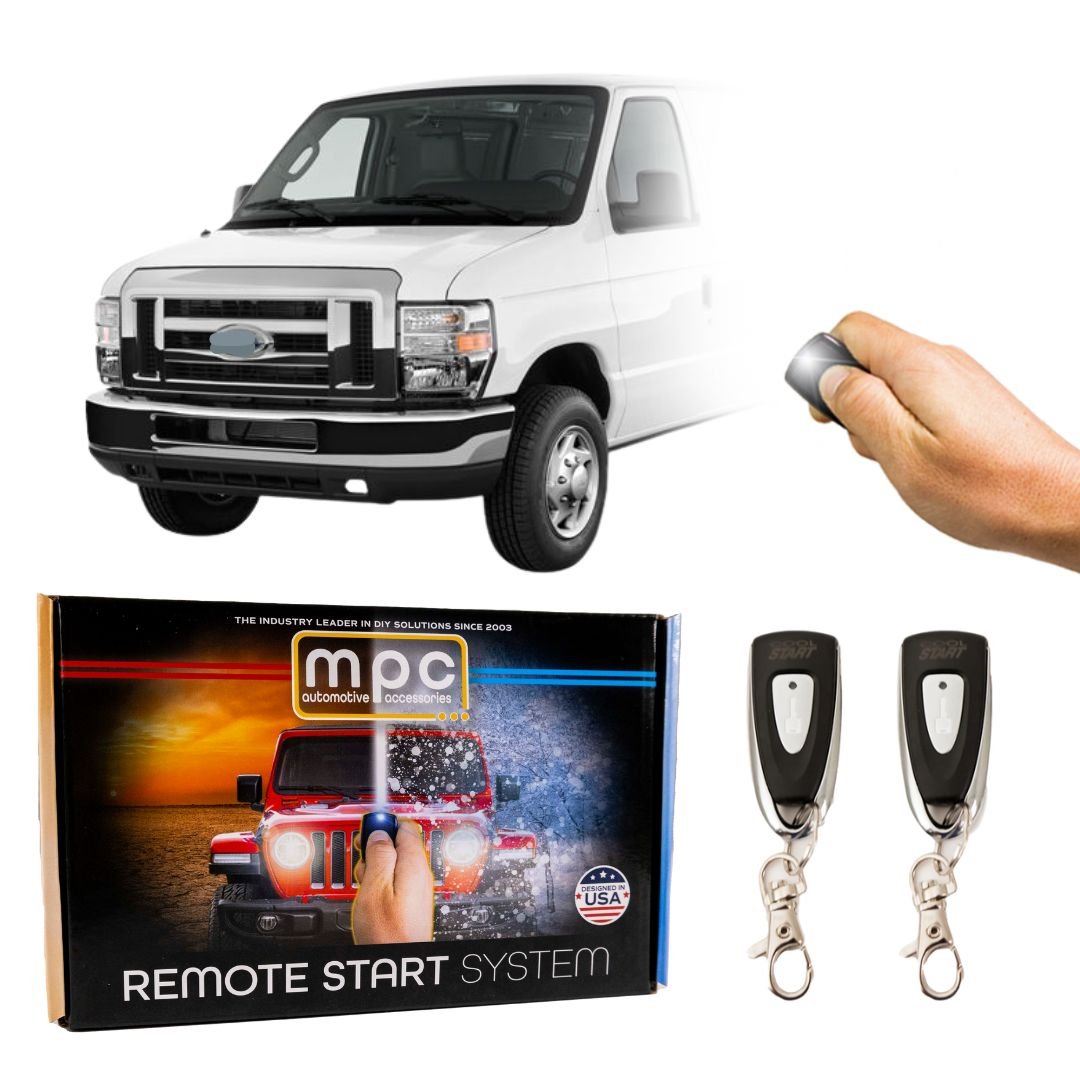 Complete 1 - Button Remote Start Kit For 2009 - 2010 Ford E - 450 - MyPushcart