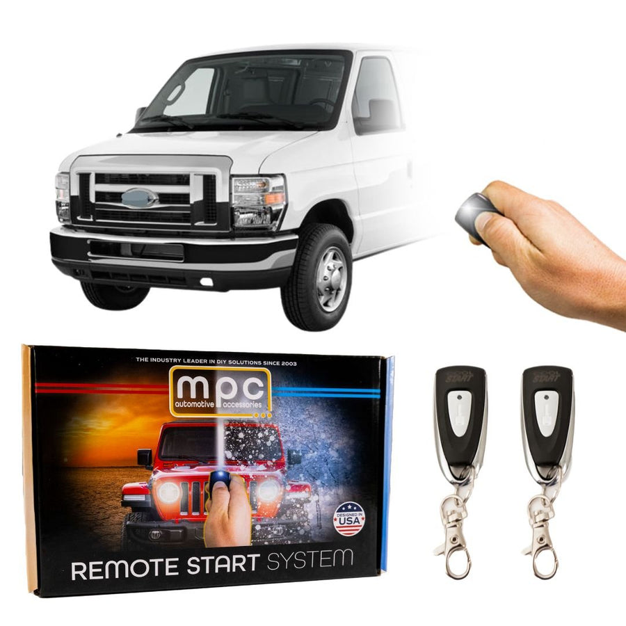 Complete 1 - Button Remote Start Kit For 2009 - 2010 Ford E - 450 - MyPushcart