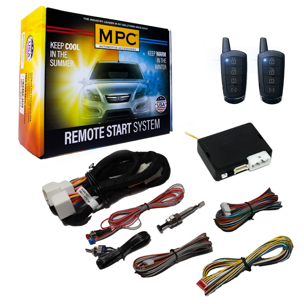 Complete 2 - Way Remote Start Kit For 2011 - 2016 Scion tC G - Key - w/T - harness - MyPushcart