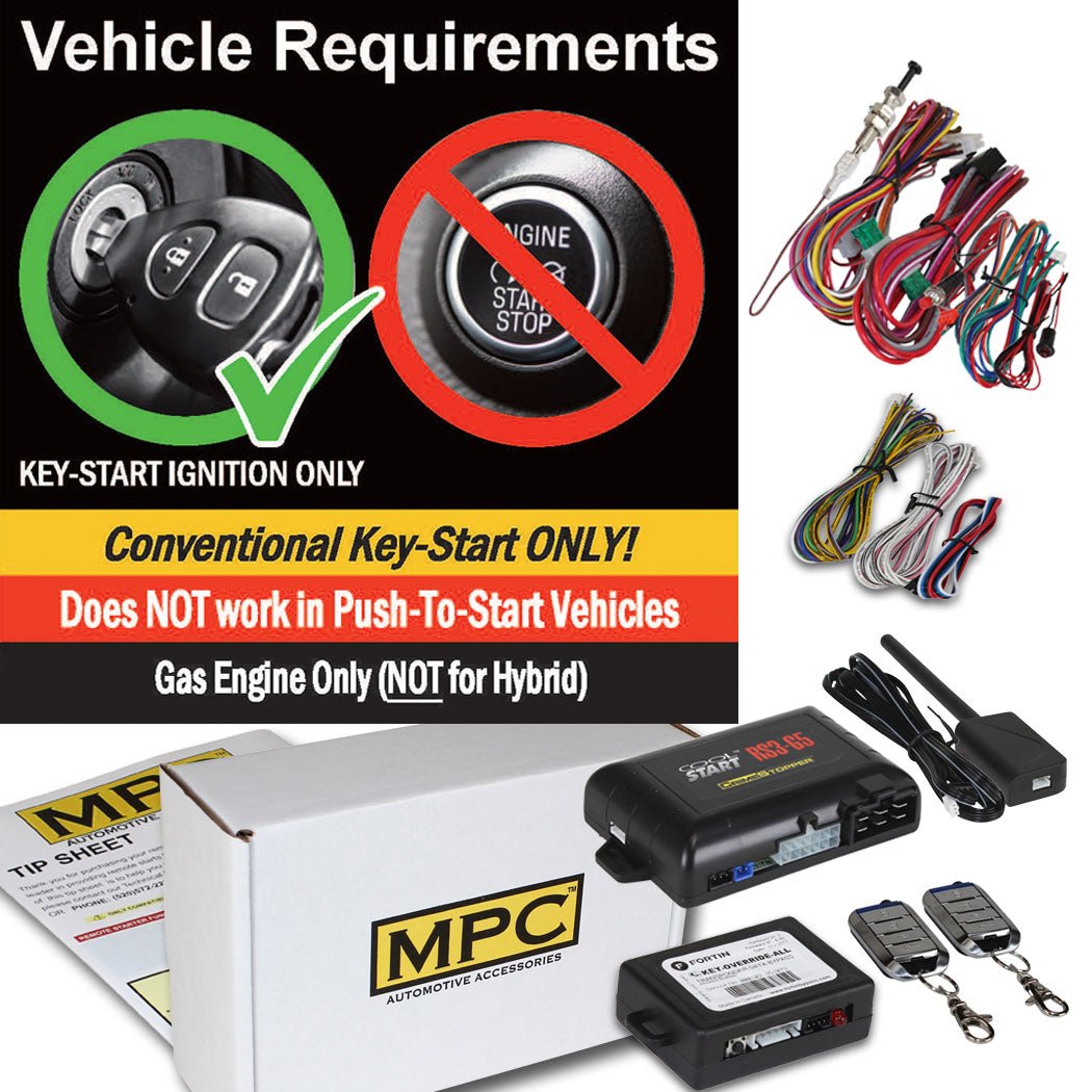 Complete Remote Start/Keyless Entry For 1999 - 2001 Mazda B - Series Truck - MyPushcart