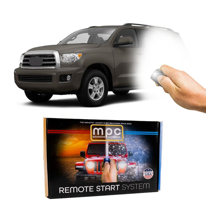 Factory Remote Activated Remote Start Kit For 2015 - 2017 Toyota Sequoia - H - Key - MyPushcart