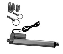 Heavy Duty Linear Actuator 12 Volt 8" Stroke - 2 Steel Brackets Included - MyPushcart