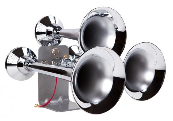 Huge Triple Train Air Horn w/150 psi Super Duty Air System - Real Train Sound! - MyPushcart