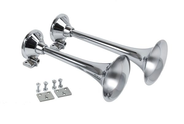 K9 - Dual Train Horn Package 15" and 17" Horns w/ 200 PSI 4 Gal Tank