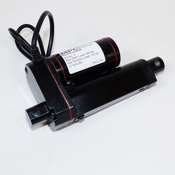 LAD Series - 12 Volt Actuator w/2" Stroke with 225 lb Max Load w/ Switch Kit