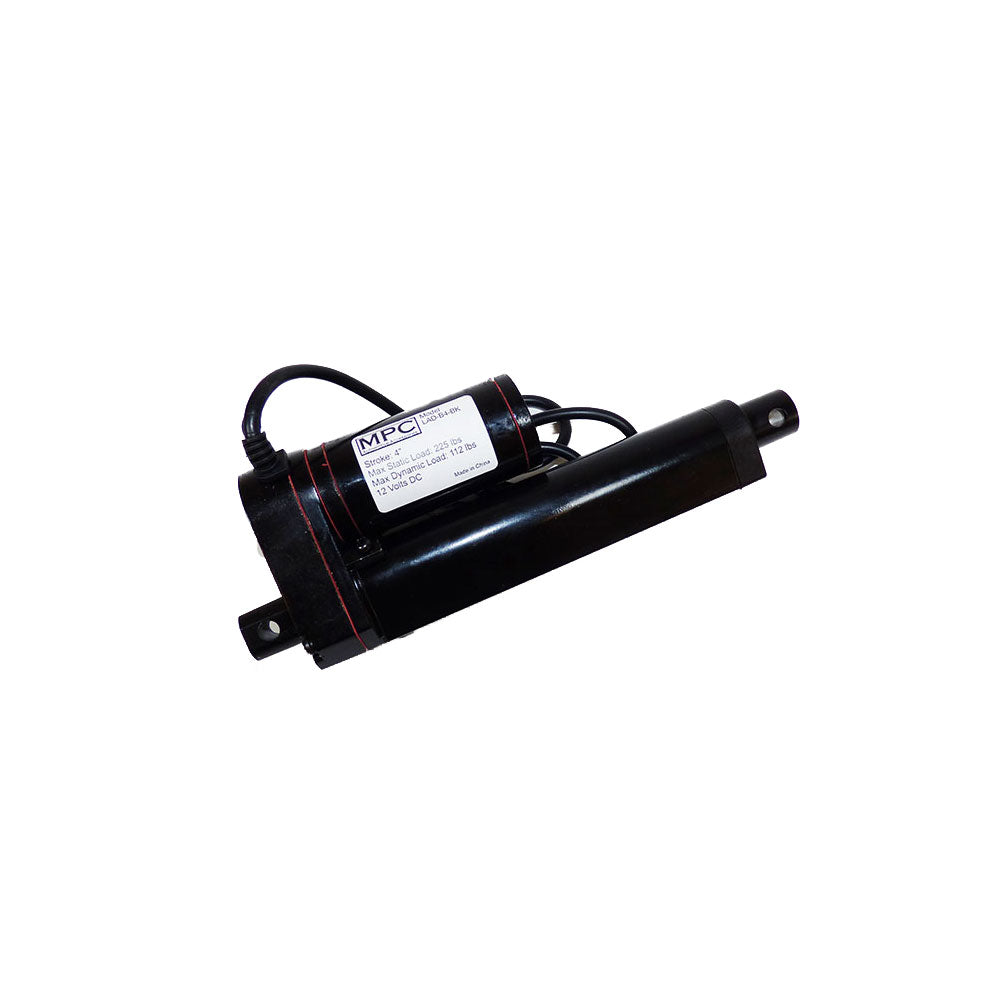 LAD Series - 12v Actuator with 4" Stroke with Brackets, Switch Kit and Remote
