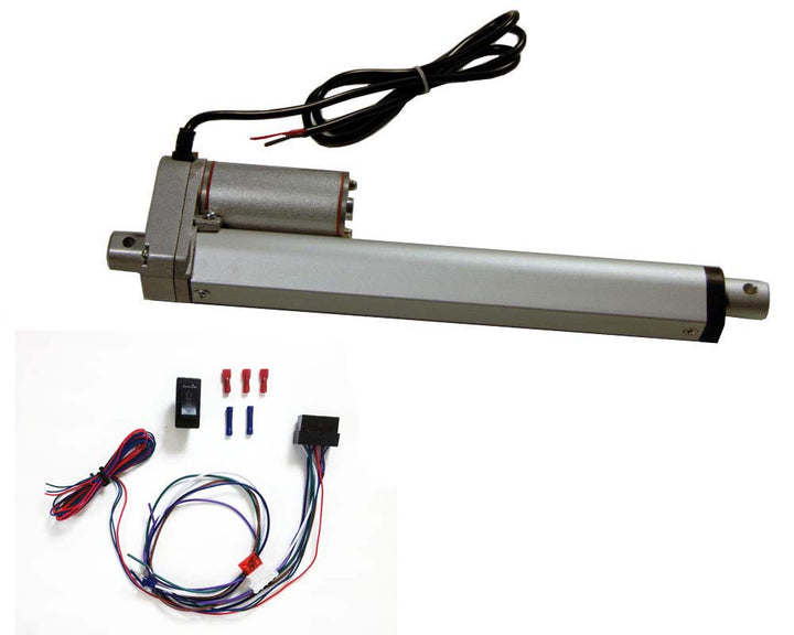 8 Inch Linear Actuator Kit:12-v w/ 225 lbs max load:Includes Wiring Switch Kit