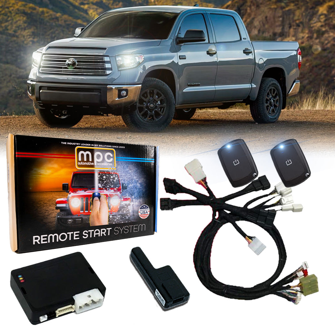 1-Button Remote Start Kit For 2022-2024 Toyota Tundra | Gas | Push To Start-1,500 ft Range - MyPushcart