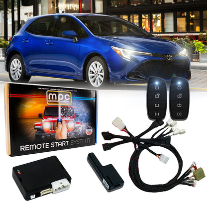4-Button Remote Starter For 2022-2025 Toyota Corolla Cross - Plugin T-Harness