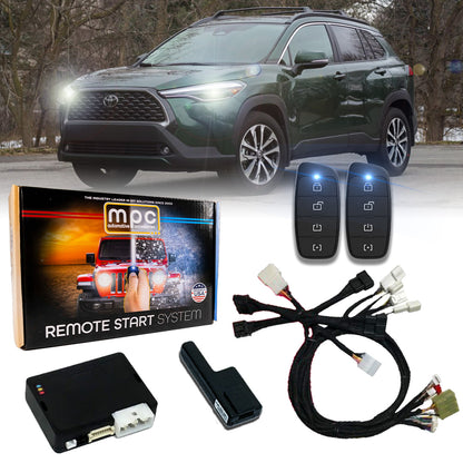 4-Button Remote Starter For 2023-2025 Toyota Corolla - Plugin T-Harness