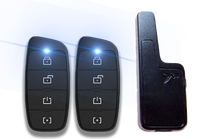 (2) 4-Button 2-Way Remotes with Antenna Upgrade Kit For Fortin EVO-ALL & EVO-ONE