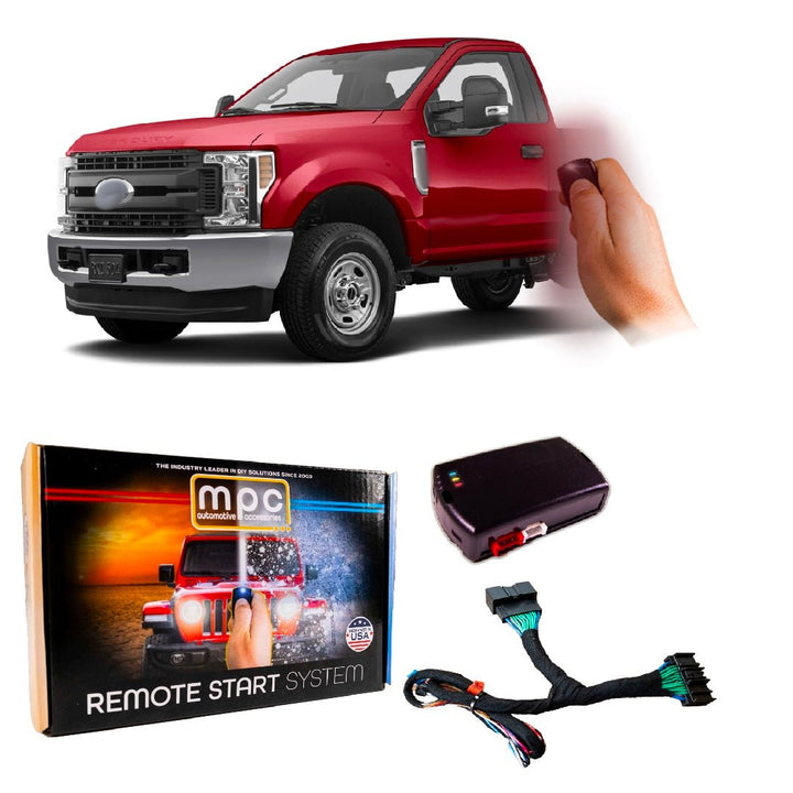 No - Honk OEM Activated Remote Start Kit For 2017 - 2019 Ford F - 250 - T - Harness - MyPushcart