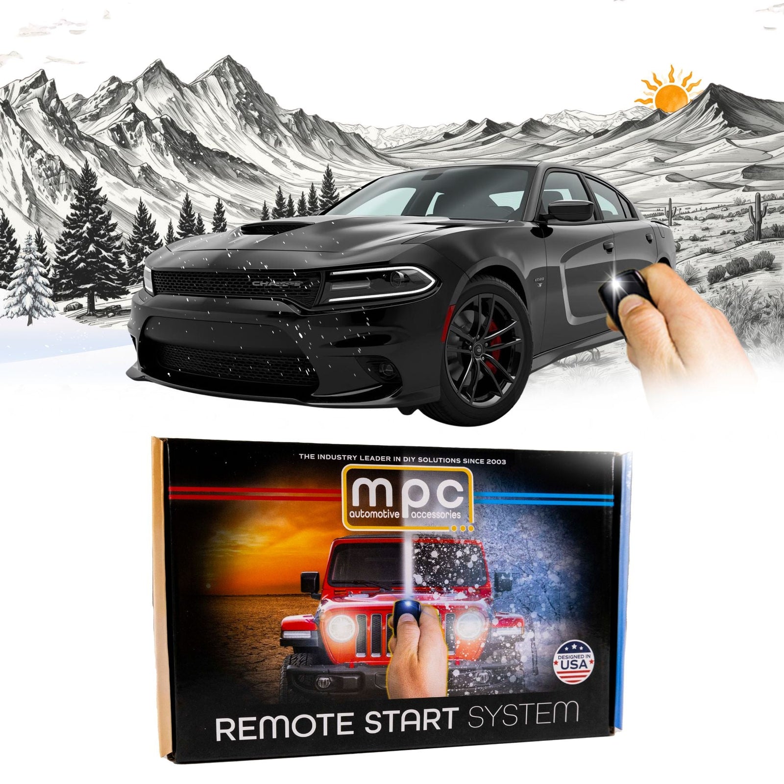 OEM Remote Activated Remote Start For 2019 - 2021 Dodge Charger - Plug - n - Play - MyPushcart
