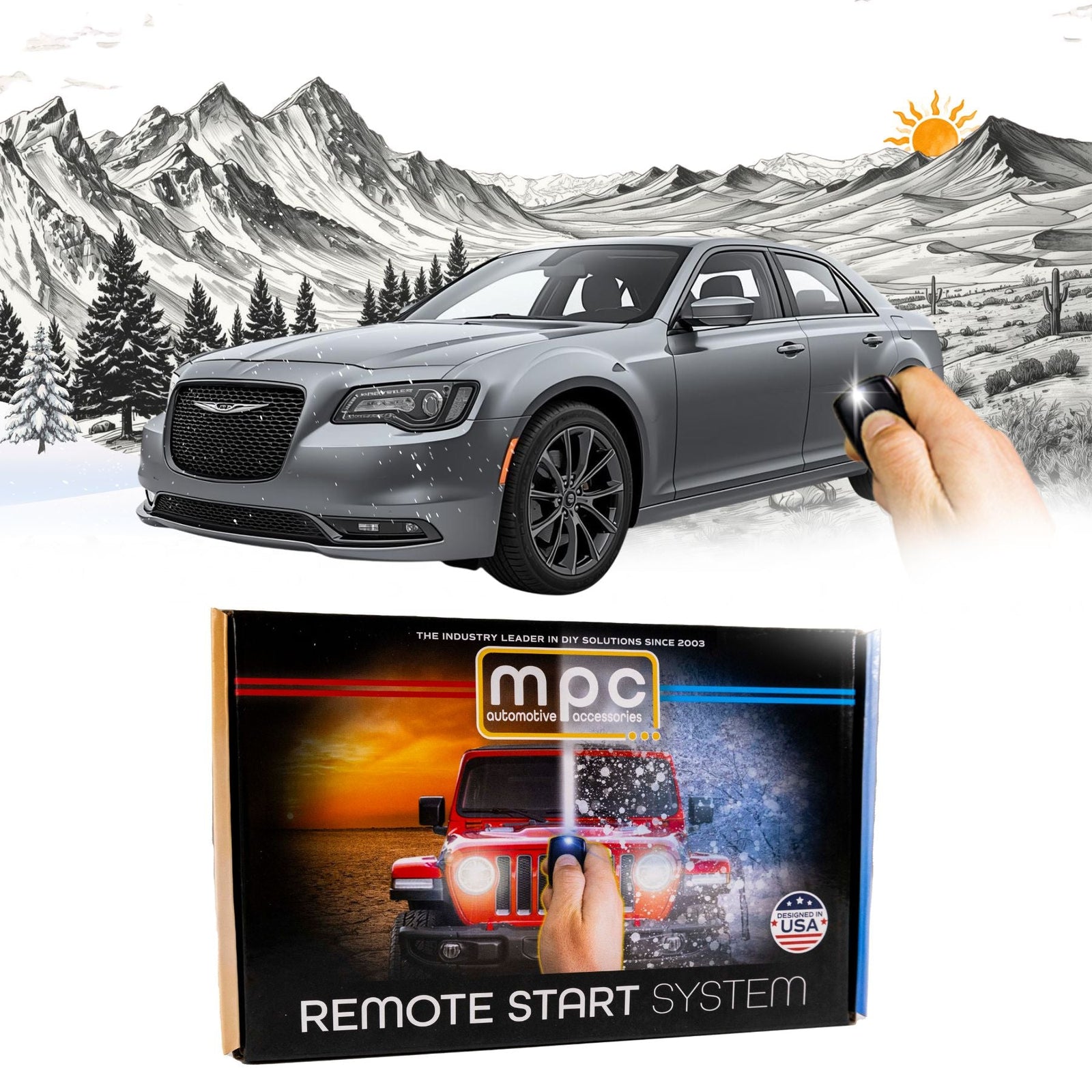 OEM Remote Activated Remote Start For 2019 - 2023 Chrysler 300 - Plug - n - Play - MyPushcart