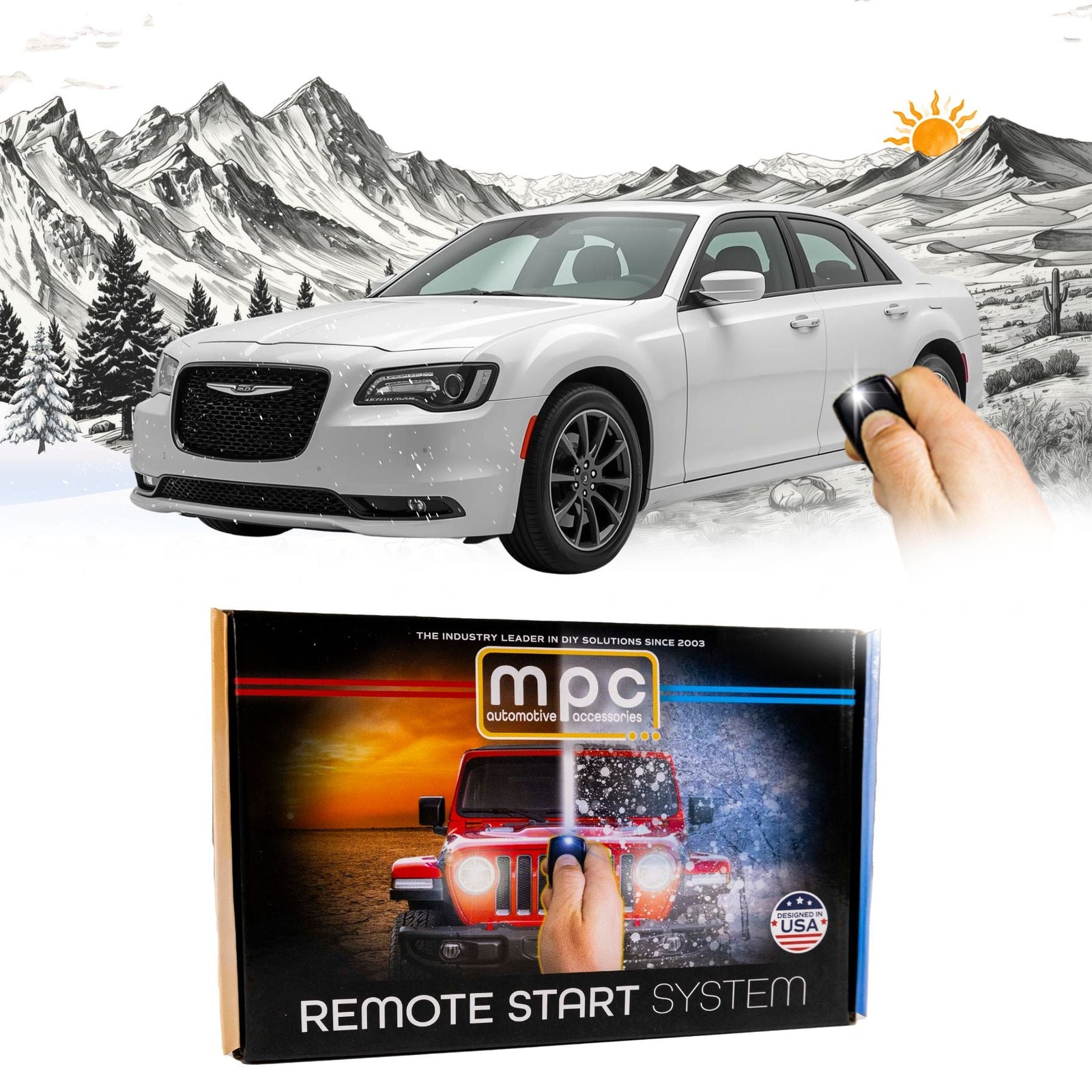 OEM Remote Activated Remote Start For 2019 - 2023 Chrysler 300C - Plug - n - Play - MyPushcart