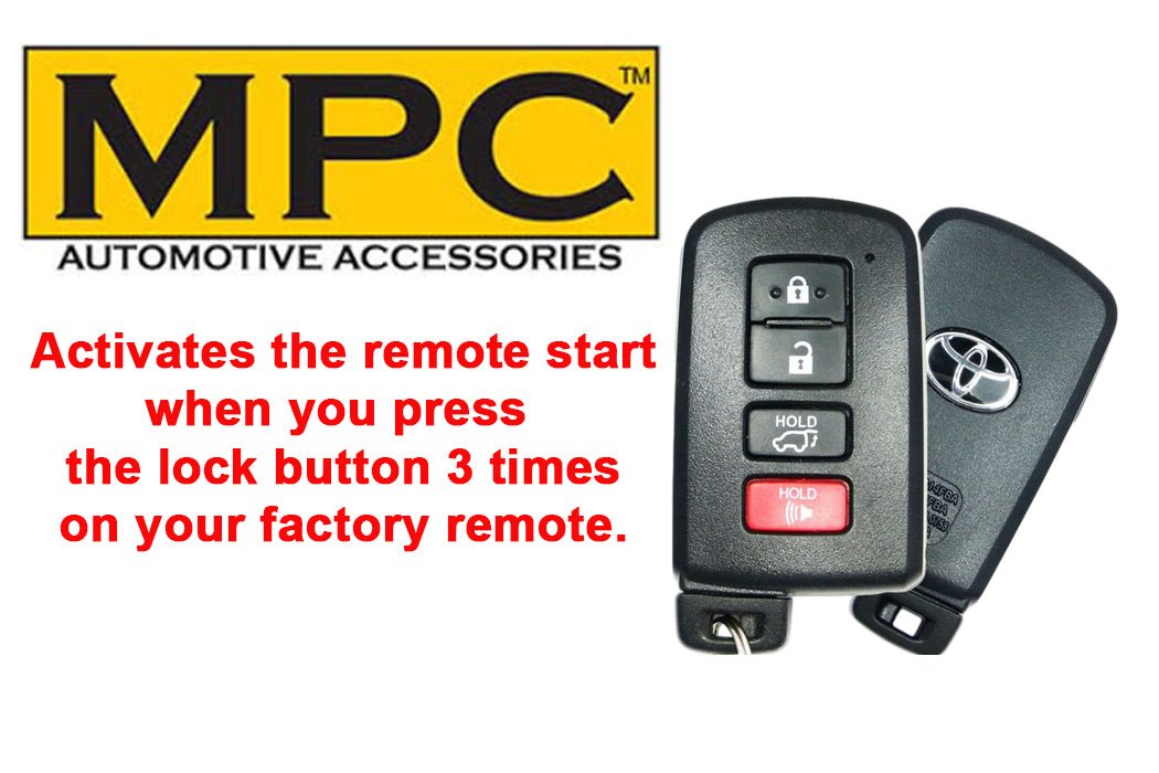 OEM Remote Activated Remote Start For 2022-2024 Toyota 4Runner - MyPushcart