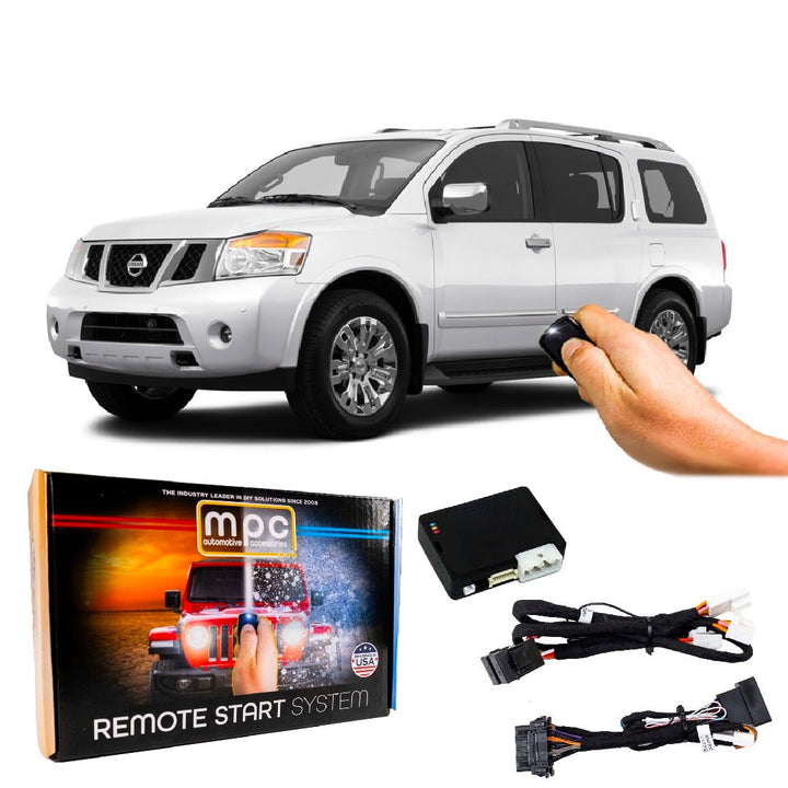 OEM Remote Activated Remote Start Kit For 2008 - 2015 Nissan Armada - Intelli - Key - MyPushcart