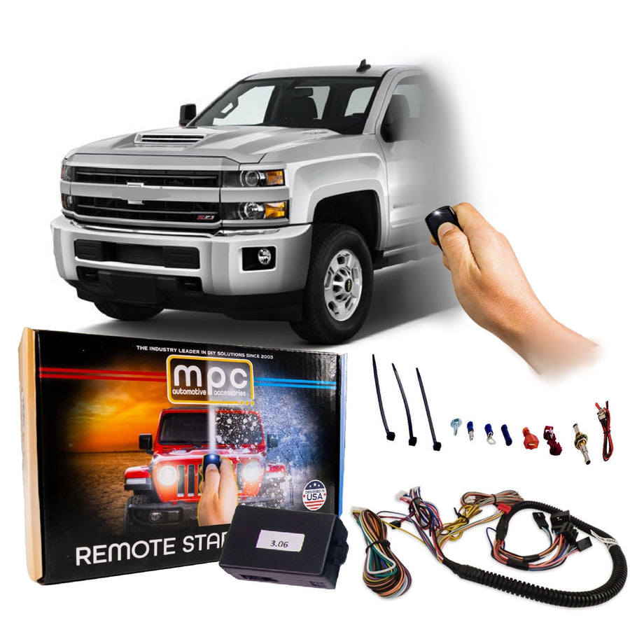 OEM Remote Activated Start For 2014 - 2018 Chevrolet Silverado 1500 2 - wire connect - MyPushcart