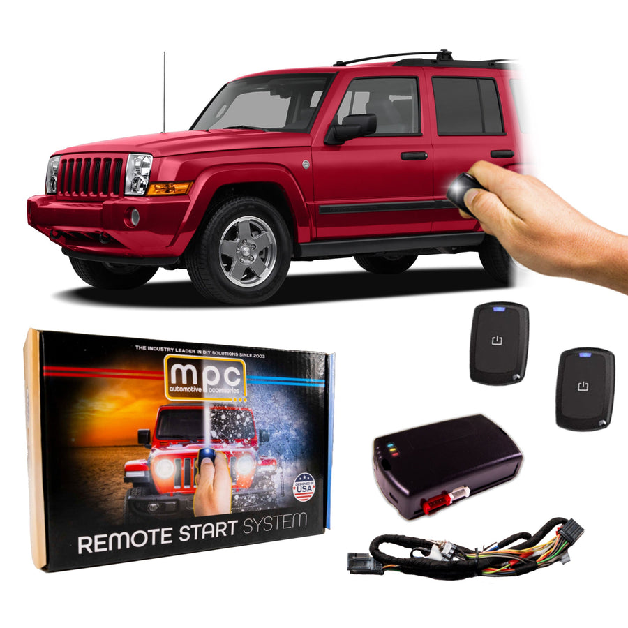Plug - n - Play 1 - Button Remote Start For 2011 Jeep Commander - Key - to - Start - MyPushcart