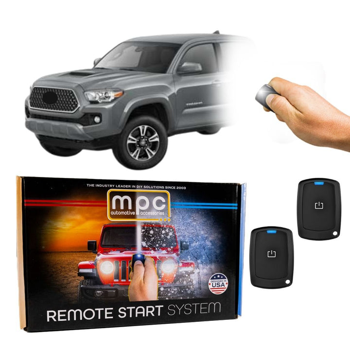Plug - n - Play 1 - Button Remote Start Kit For 2016 - 2019 Toyota Tacoma - T - Harness - MyPushcart